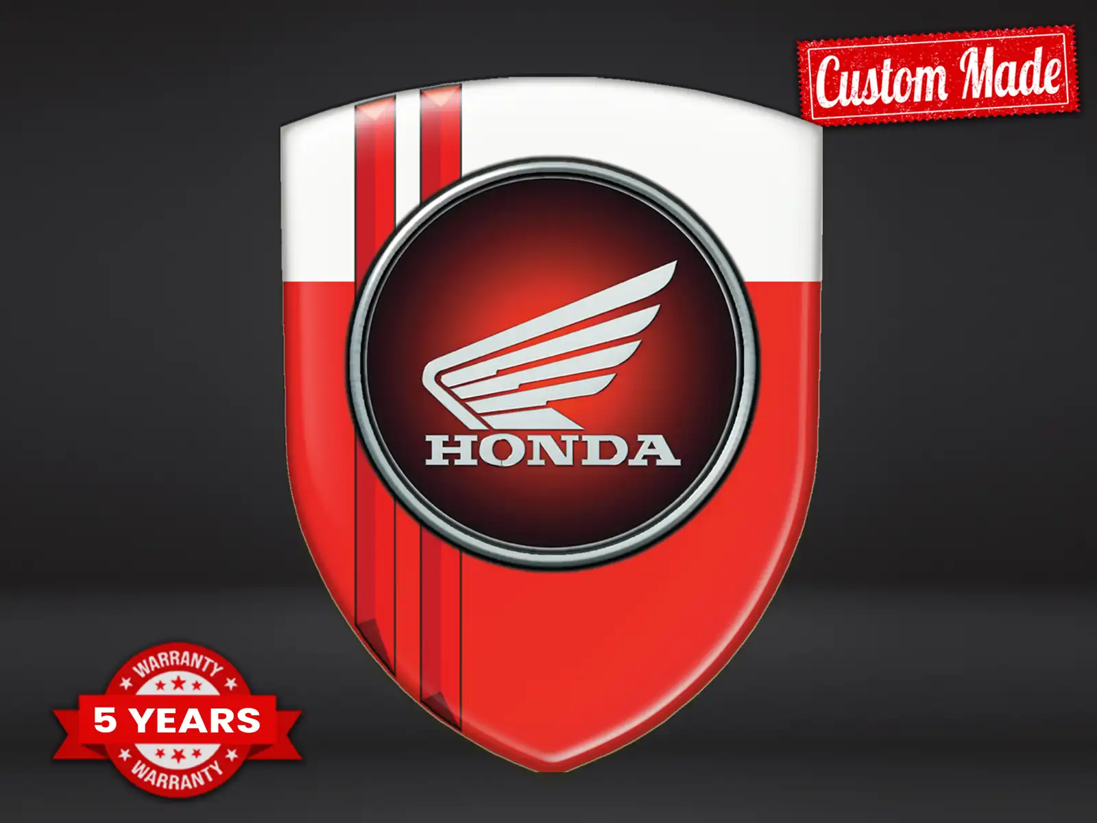 Honda Firmenlogosticker Sportlich Stern Professionell